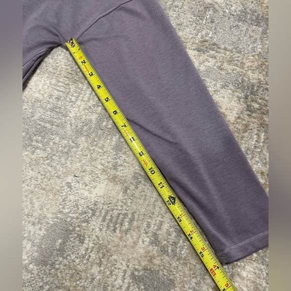 Apana Cowl Neck Soft Yoga Top Violet Purple Size Medium Loose Comfort EUC - Picture 11 of 11
